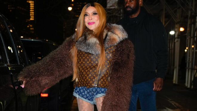 NEW YORK, NEW YORK - FEBRUARY 21: Wendy Williams go to dinner at Fresco by Scotto on February 21, 2023 in New York City. (Photo by Gotham/GC Images)