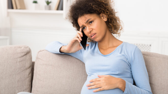 pregnant woman getting bad advice