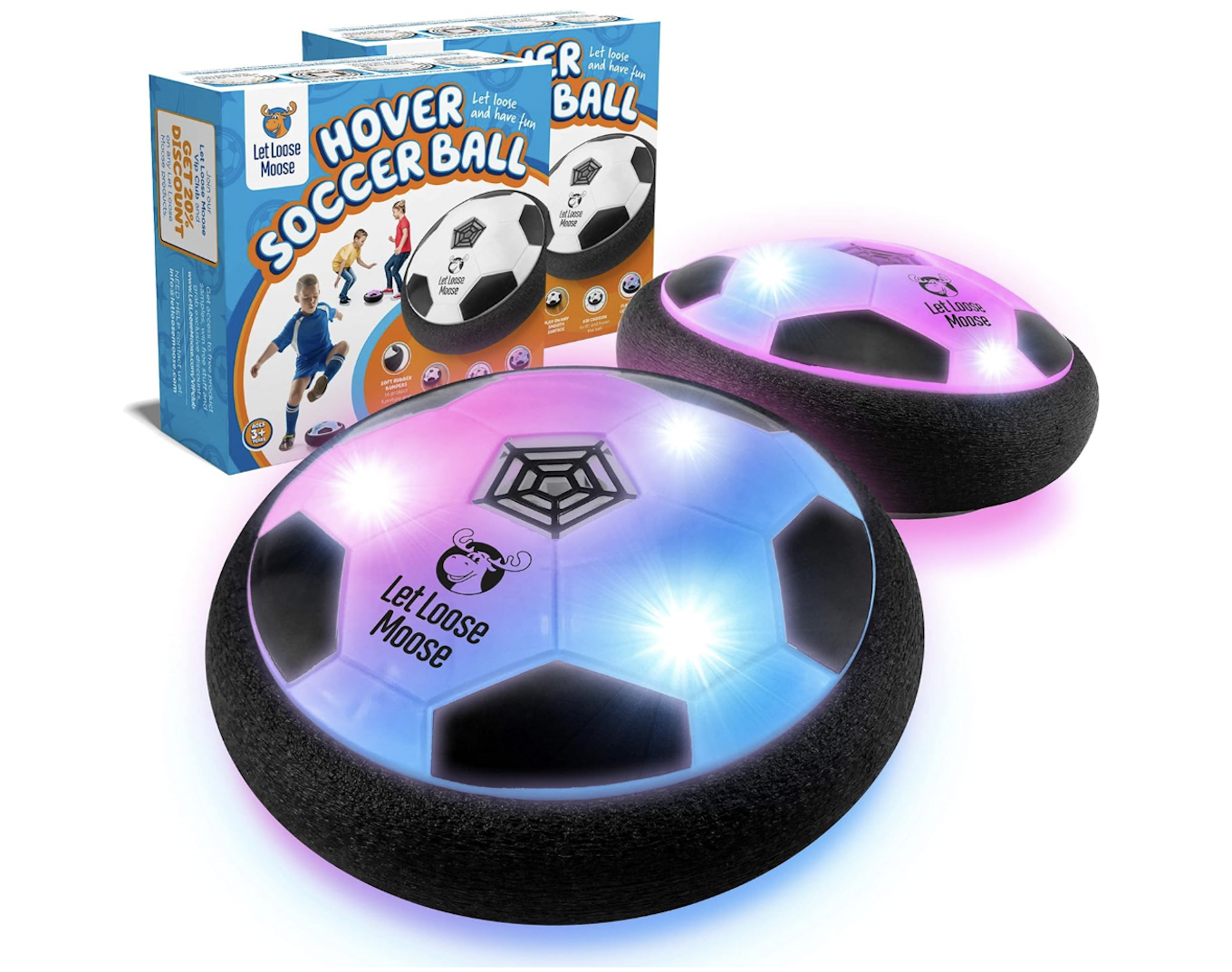 Hover soccer balls