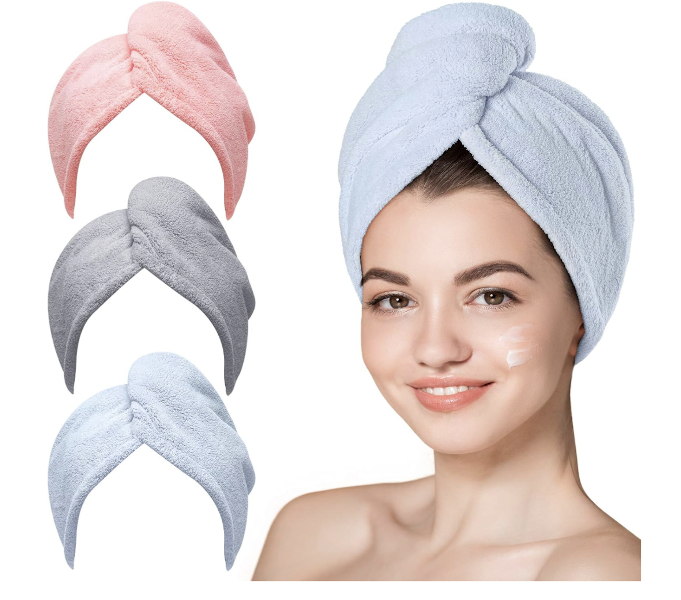 Microfiber hair towels