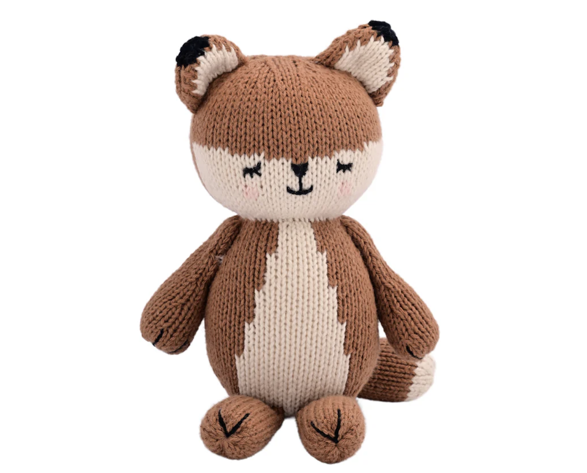 knit baby fox