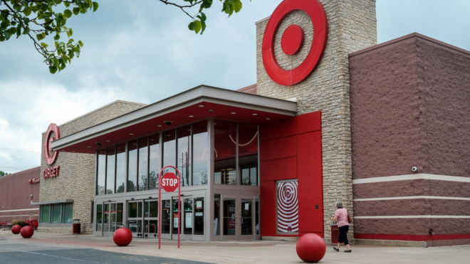 Target store front view